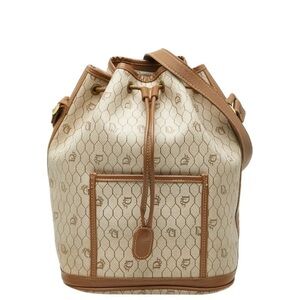 Dior Beige and Brown Bucket Bag